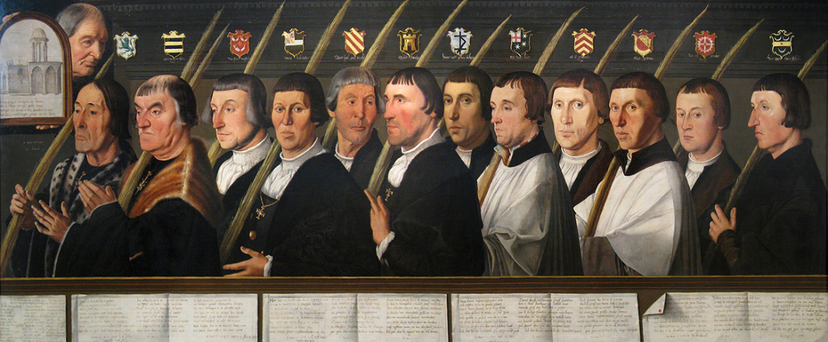 Groep Portrait of the Jerusalem Pilgrims