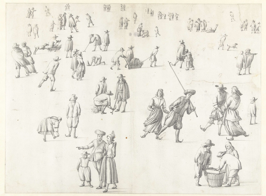 Groups of Figures on the Ice