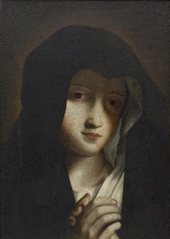Head of the Virgin by Giovanni Battista Salvi da Sassoferrato