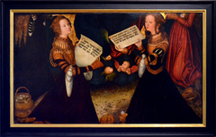 Heilige Katharina und Barbara by Lucas Cranach the Elder