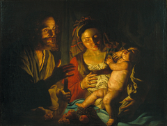 Holy Family by Matthias Stom