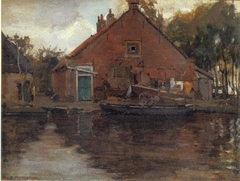 House on the Gein, 1741 by Piet Mondrian