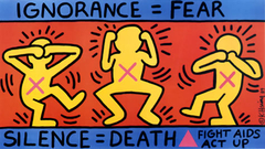 Ignorance = Fear by Keith Haring