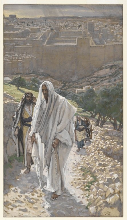 Jesus Goes in the Evening to Bethany by James Tissot USEUM