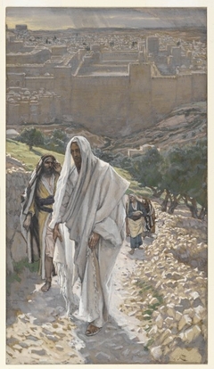Jesus Goes in the Evening to Bethany by James Tissot