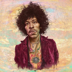Jimi Hendrix by Pol Serra