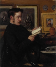 John Miller Gray, 1850 - 1894. Art critic and first curator of the Scottish National Portrait Gallery by Patrick William Adam