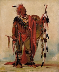 Kee-o-kúk, The Watchful Fox, Chief of the Tribe by George Catlin