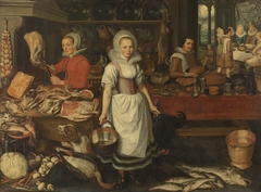Kitchen Scene with the Parable of the Rich Man and Poor Lazarus