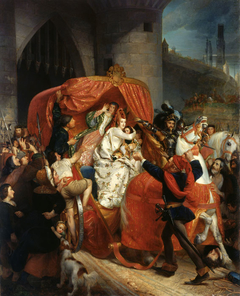 La Duchesse de Bourgogne arrêtée aux portes de Bruges by Sophie Rude