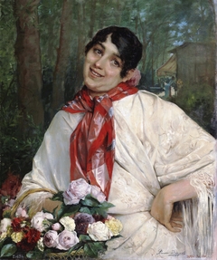 La florista by César Álvarez Dumont