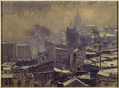 La Neige sur le maquis de Montmartre, en 1905 by Georges Chenard Huché