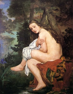 La Nymphe surprise by Edouard Manet