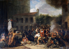 La prise de la Bastille by Charles Thévenin