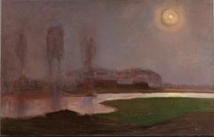 Landscape at Night by Piet Mondrian