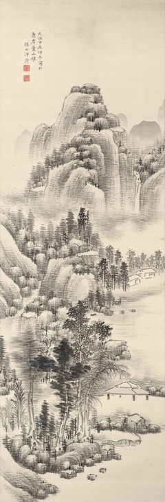 Landscape by Chikutō Nakabayashi