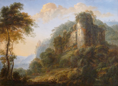 Landscape with Castle Ruins by Gillis Neyts