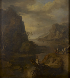 Landscape with Figures by Gerard Edema