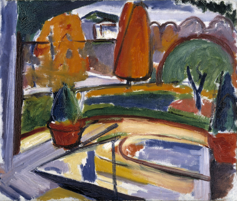 Landscape with Pond--Newman's Yard