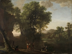 Landscape with the baptism of the eunuch