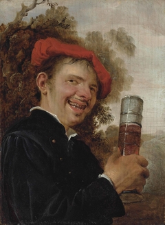 Laughing Man with a Pasglas