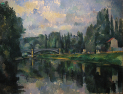 Le Pont sur la Marne à Créteil by Paul Cézanne