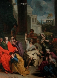 Le prophète Agabus prédisant à saint Paul ses souffrances à Jérusalem by Louis Chéron by Louis Chéron