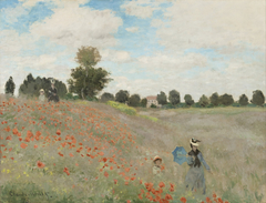 Les Coquelicots by Claude Monet