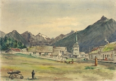 Lincoln Street, Sitka, 1887 by Theodore J Richardson