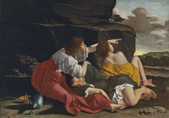 Lot and his Daughters by Anonymous
