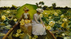 Lotus Lilies by Charles Courtney Curran
