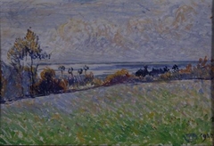 Lucien Pissarro - Landscape - Lyme Regis - ABDAG004340 by Lucien Pissarro