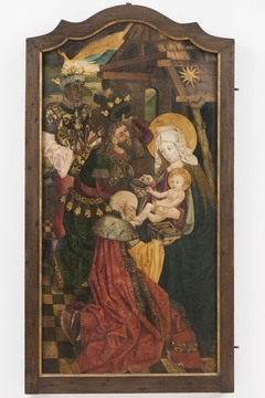 Luik met aanbidding van de koningen ; Maria van de annunciatie by anonymous painter