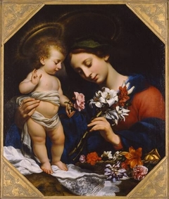 Madonna mit der Lilie by Carlo Dolci