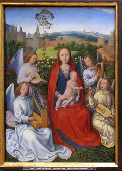 Madonna of the Rose Bower. by Hans Memling