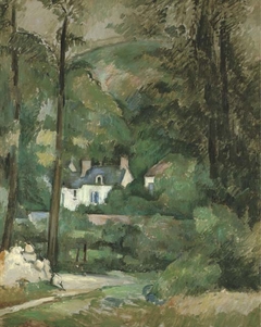 Maisons au Chou, à Pontoise by Paul Cézanne