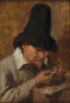 Man counting money (Greed) by Adriaen Brouwer