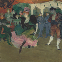 Marcelle Lender Dancing the Bolero in  Chilperic by Henri de Toulouse-Lautrec