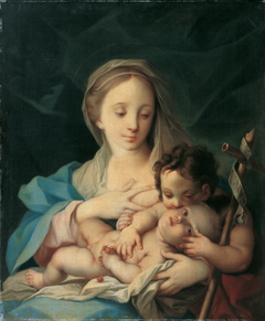 Maria mit dem Kind und dem Johannesknaben by Ignazio Stern