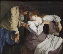 Martha reproving her sister Mary by Orazio Gentileschi