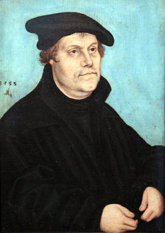 Martin Luther im 50. Lebensjahr by Lucas Cranach the Elder