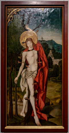 Martyrium des Heiligen Sebastian (Inv.Nr. 2.68) by Meister des Wimpfener Quirinusaltars