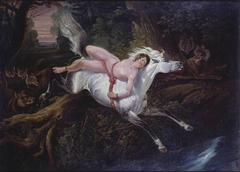 Mazeppa Pursued by Wolves (after Horace Vernet) by John Frederick Herring