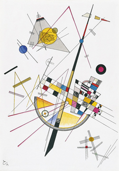 Zarte Spannung (Delicate Tension) by Wassily Kandinsky