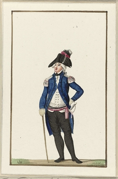 Montering van de Amsterdamse Exercitiegenootschap Tot Nut der Schuttery, ca. 1787 by Unknown Artist