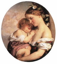 Mother and her Child by Károly Brocky