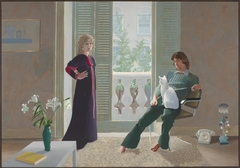 Mr and Mrs Clark and Percy by David Hockney
