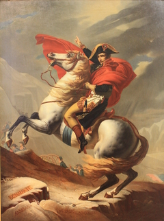 Napoleon Crossing the Alps by Jules Ambroise François Naudin