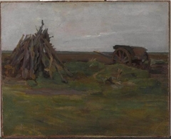 Near the ox stall, Hilvarenbeek by Piet Mondrian