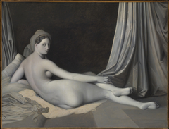 Odalisque in Grisaille by Jean-Auguste-Dominique Ingres